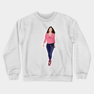 Jennifer Check Crewneck Sweatshirt